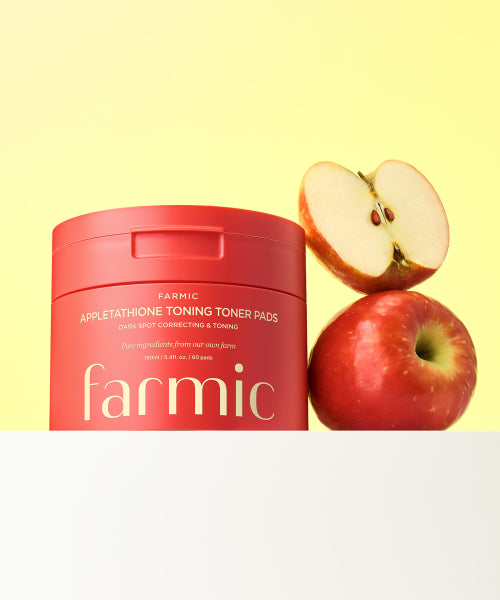 FARMIC Apple Tachion Toning 3-piece gift set (pad + ampoule + cream)