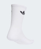 ADIDAS ADIDAS Pair of Trefoil Crew Socks - White