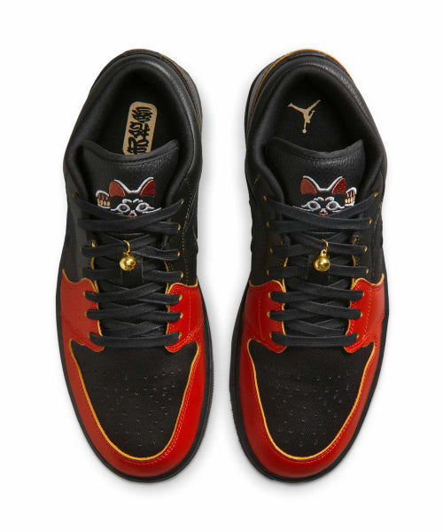 NIKE Nike Air Jordan 1 Low SE M - Black:Dragon Red:Black