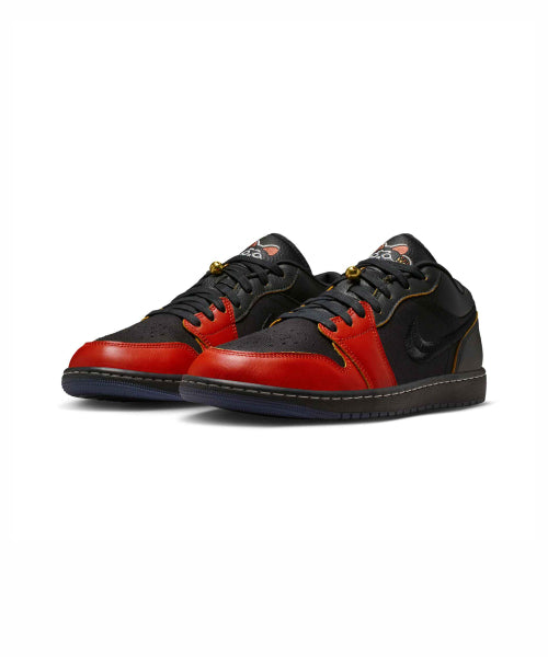 NIKE Nike Air Jordan 1 Low SE M - Black:Dragon Red:Black