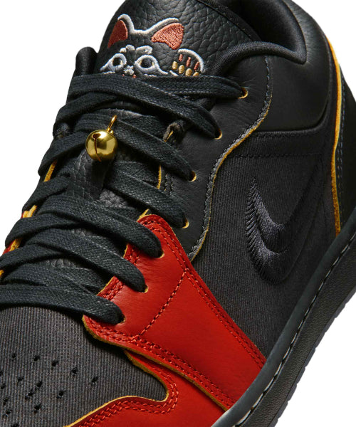 NIKE Nike Air Jordan 1 Low SE M - Black:Dragon Red:Black