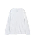 MATIN KIM MATIN KIM ASYMMETRIC LOGO T-Shirt