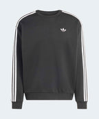 ADIDAS ADIDAS 3-Stripe Oversized Crew Neck - Black
