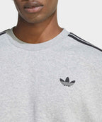 ADIDAS ADIDAS 3-Stripe Oversized Crew Neck - Gray