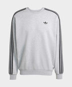 ADIDAS ADIDAS 3-Stripe Oversized Crew Neck - Gray