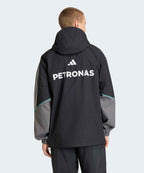 ADIDAS ADIDAS Mercedes AMG F1 Team Mechanics Rain Jacket - Black