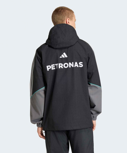 ADIDAS ADIDAS Mercedes AMG F1 Team Mechanics Rain Jacket - Black