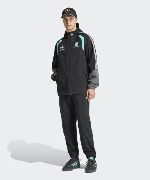 ADIDAS ADIDAS Mercedes AMG F1 Team Mechanics Rain Jacket - Black