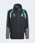 ADIDAS ADIDAS Mercedes AMG F1 Team Mechanics Rain Jacket - Black