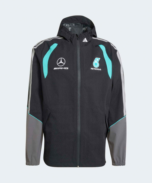 ADIDAS ADIDAS Mercedes AMG F1 Team Mechanics Rain Jacket - Black