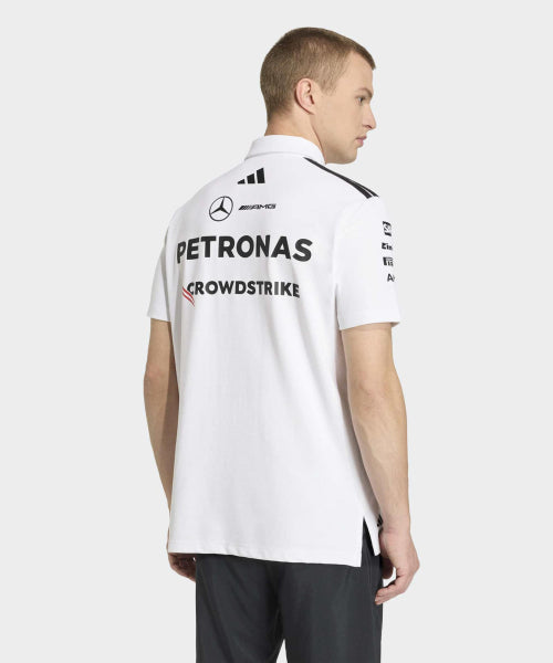 ADIDAS ADIDAS Mercedes AMG F1 Team Engineer Polo Shirt - White