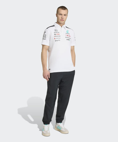 ADIDAS ADIDAS Mercedes AMG F1 Team Engineer Polo Shirt - White