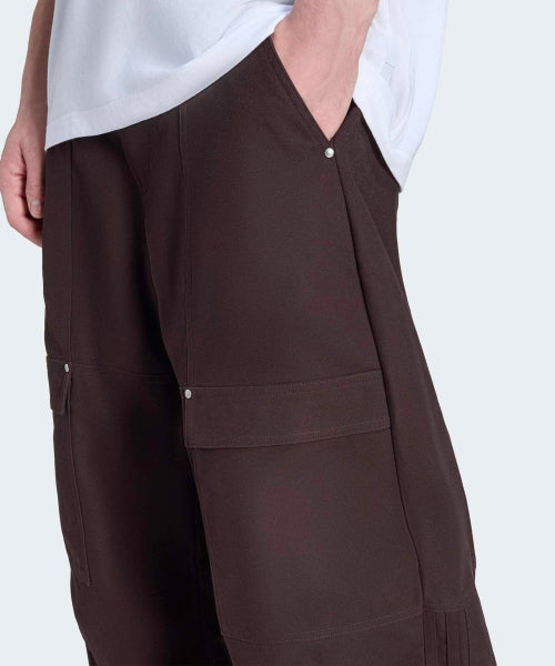 ADIDAS ADIDAS Canvas Cargo Work Pants - Aura Coffee