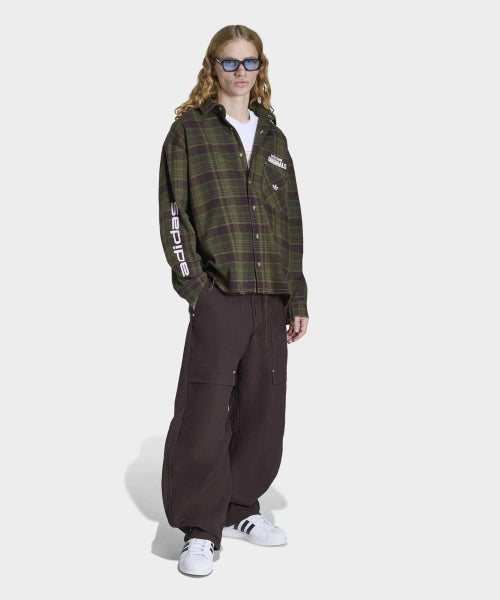 ADIDAS ADIDAS Canvas Cargo Work Pants - Aura Coffee