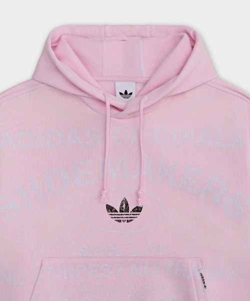 ADIDAS ADIDAS Shoemaker Graphic Hoodie - Clear Pink