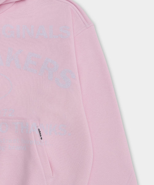 ADIDAS ADIDAS Shoemaker Graphic Hoodie - Clear Pink
