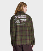 ADIDAS ADIDAS Flannel Long Sleeve Work Shirt - Focus Olive