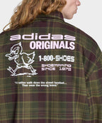 ADIDAS ADIDAS Flannel Long Sleeve Work Shirt - Focus Olive