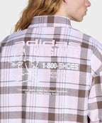 ADIDAS ADIDAS Flannel Long Sleeve Work Shirt - Clear Pink
