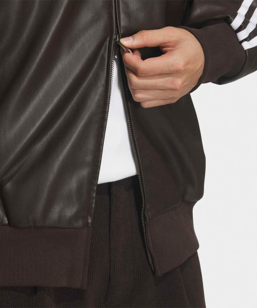 ADIDAS ADIDAS Fleder 3S Track Top - Aura Coffee