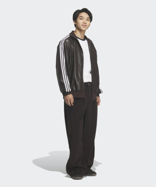 ADIDAS ADIDAS Fleder 3S Track Top - Aura Coffee