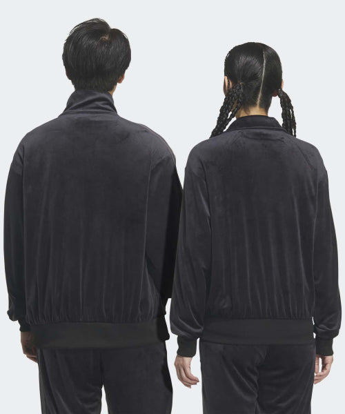 ADIDAS ADIDAS Firebird Velor Track Top - Black