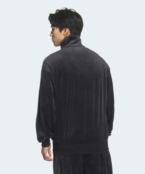 ADIDAS ADIDAS Firebird Velor Track Top - Black