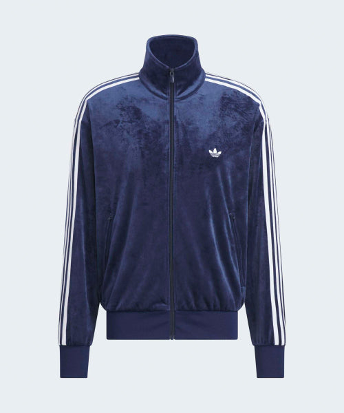 ADIDAS ADIDAS Firebird velor track top - Night Indigo