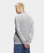 ADIDAS ADIDAS Firebird Velor Track Top - Gray
