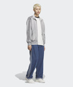 ADIDAS ADIDAS Firebird Velor Track Top - Gray
