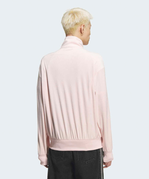ADIDAS ADIDAS Firebird velor track top - sand pink