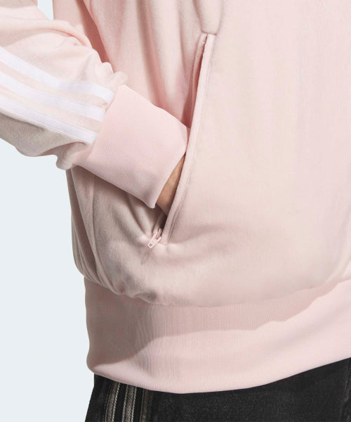 ADIDAS ADIDAS Firebird velor track top - sand pink