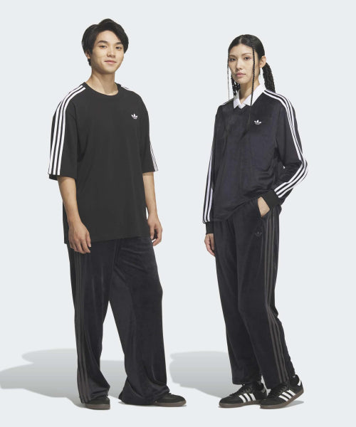 ADIDAS ADIDAS Firebird Velor Track Pants - Black