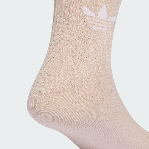 ADIDAS ADIDAS 3-Stripes Glitter Crew Socks