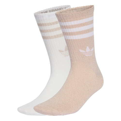 ADIDAS ADIDAS 3-Stripes Glitter Crew Socks