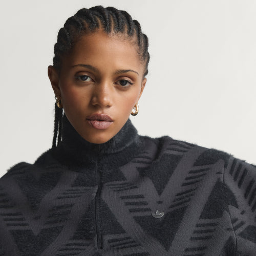 ADIDAS ADIDAS Half Zipper Knit Sweater Women