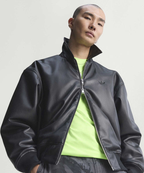 ADIDAS ADIDAS Premium Essentials Pleated Bomber Jacket - Black