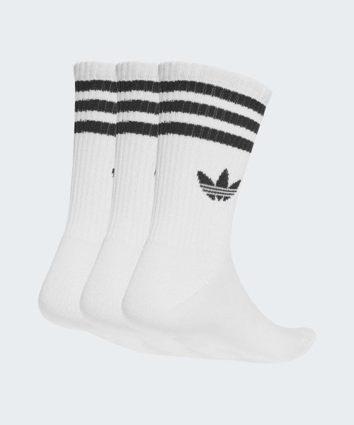 ADIDAS ADIDAS 3-stripe crew socks - White