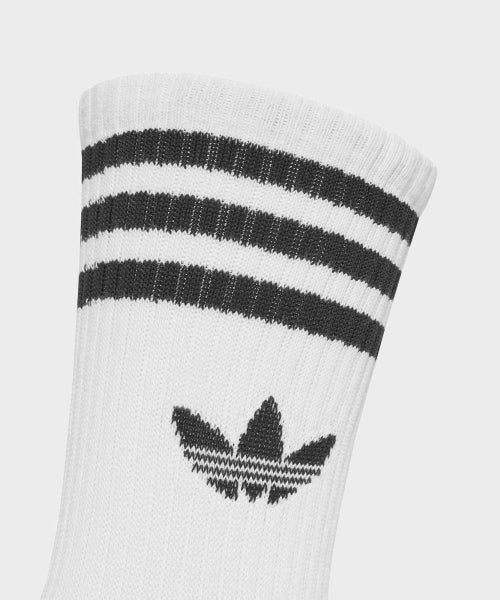 ADIDAS ADIDAS 3-stripe crew socks - White