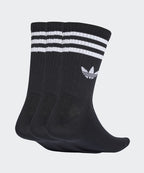 ADIDAS ADIDAS 3 Pairs of Crew Socks - Black