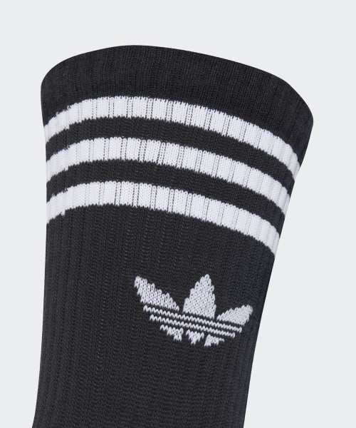 ADIDAS ADIDAS 3 Pairs of Crew Socks - Black