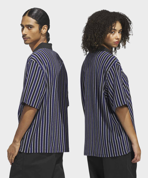 ADIDAS ADIDAS Skateboarding Classic Polo - White: Dark Blue