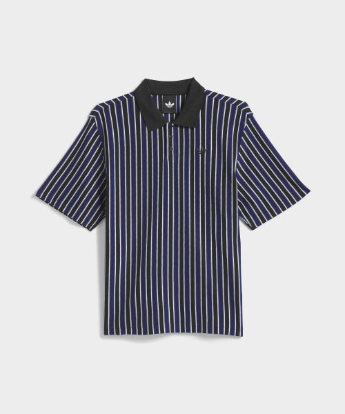 ADIDAS ADIDAS Skateboarding Classic Polo - White: Dark Blue