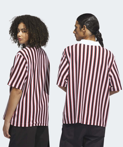 ADIDAS ADIDAS Skateboarding Classic Polo - White:Black:Maroon