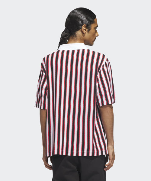ADIDAS ADIDAS Skateboarding Classic Polo - White:Black:Maroon