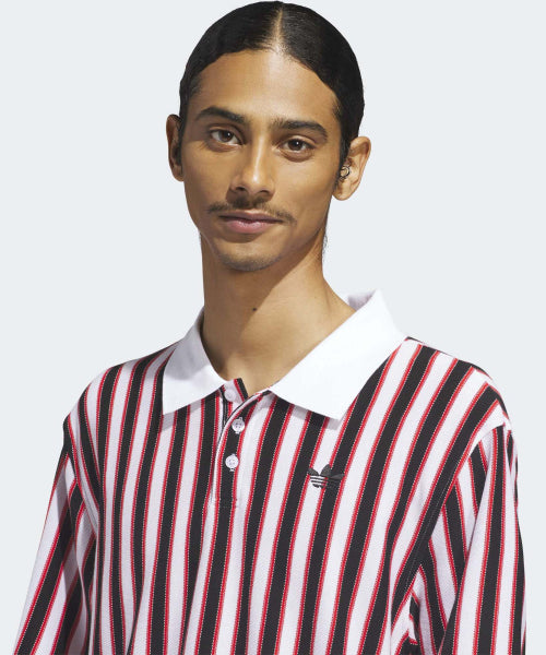 ADIDAS ADIDAS Skateboarding Classic Polo - White:Black:Maroon