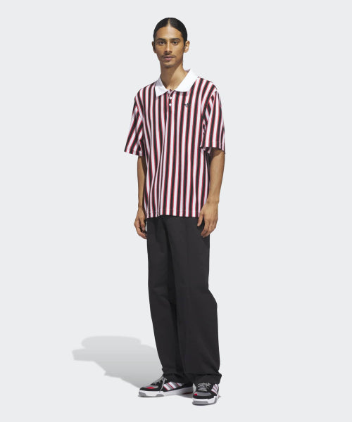 ADIDAS ADIDAS Skateboarding Classic Polo - White:Black:Maroon