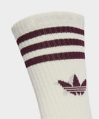 ADIDAS ADIDAS 3-stripe crew socks - White