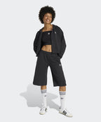 ADIDAS ADIDAS Essential French Terry Crop Zipper Hoodie - Size