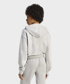 ADIDAS ADIDAS Essential French Terry Crop Zipper Hoodie - Size
